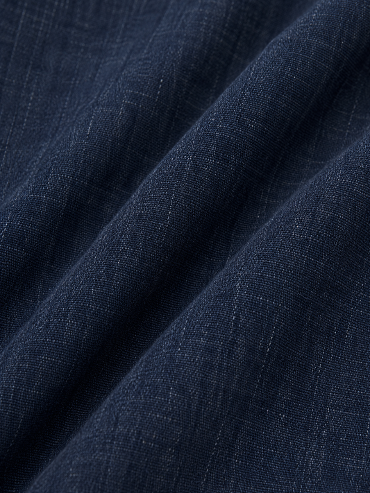 Blue Plain Trousers