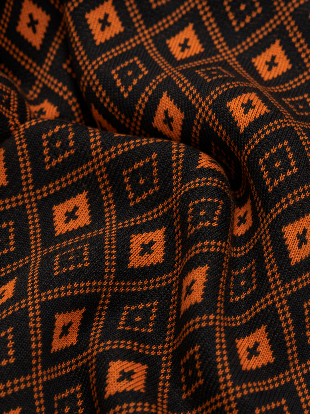 Orange & Black Sleeveless Vest
