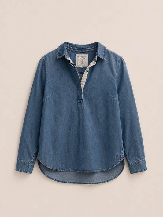 Blue Cotton Shirt