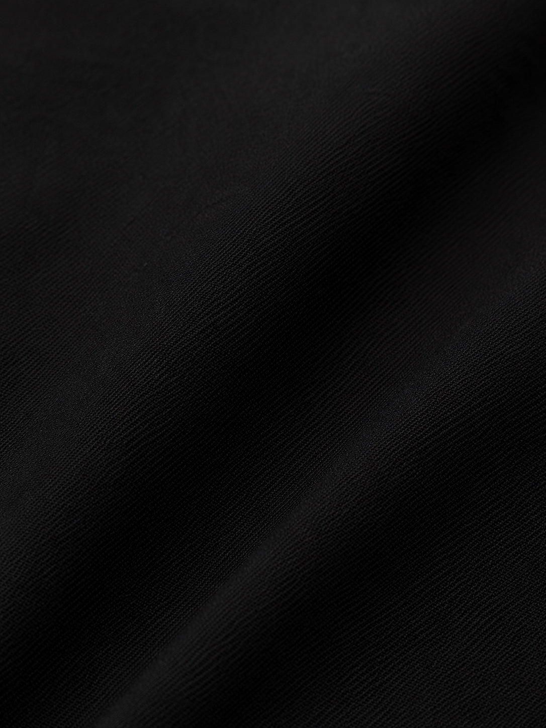 Black Linen Blend Trousers