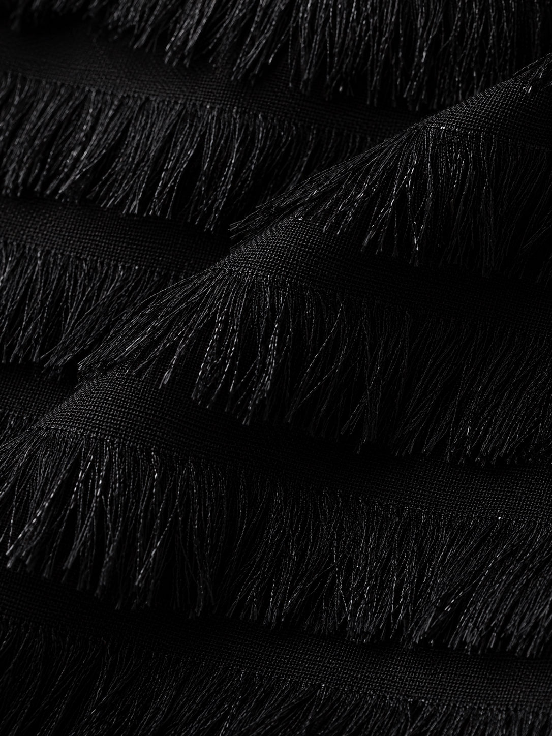 Black Frill Shawl