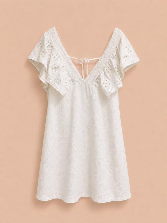 White Cotton Dress