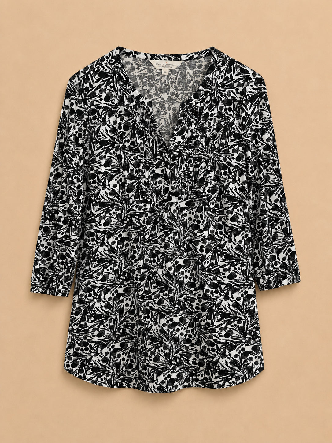 Black & White 100% Organic Cotton Top