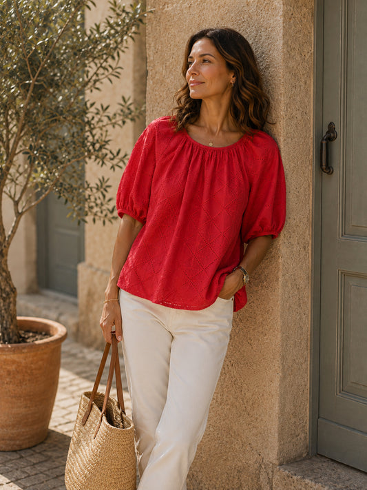 Pink 100% Cotton Top