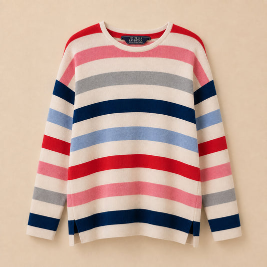 White Striped Jumper