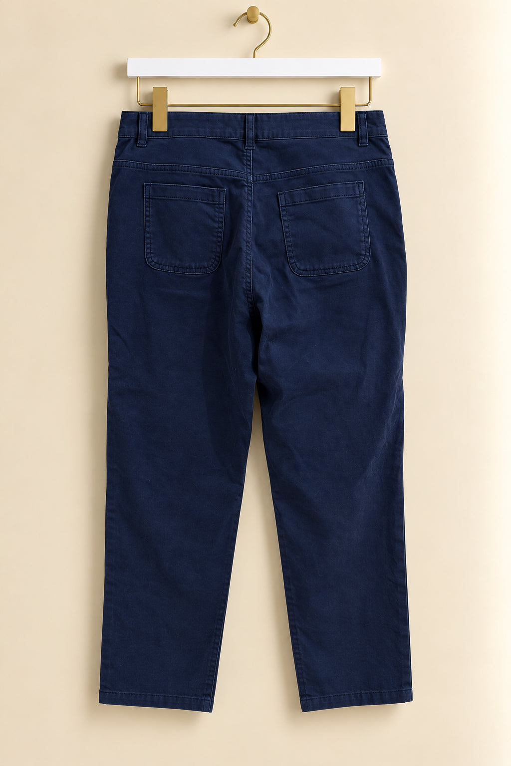 Navy Blue Chino Trousers