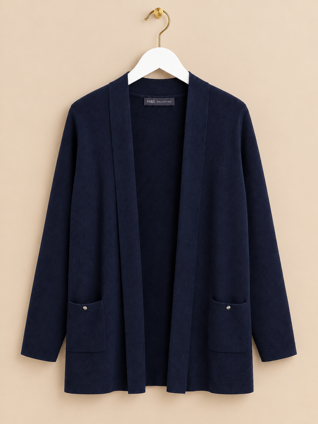 Navy Long Cardigan