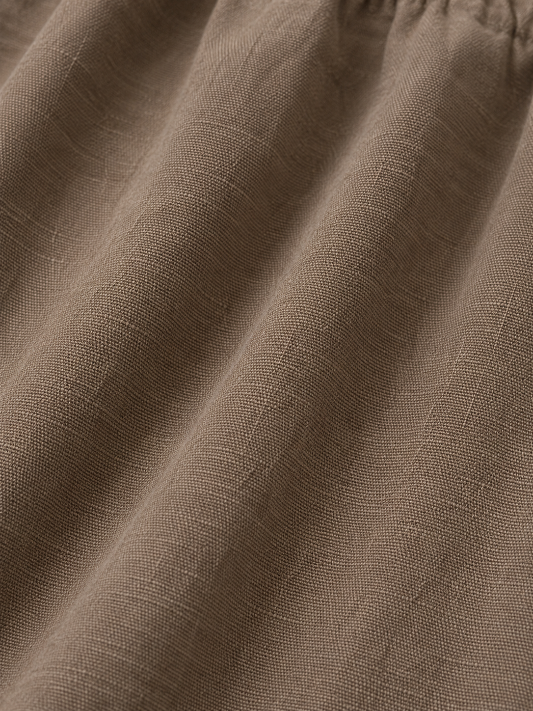 Beige Parachute Trousers