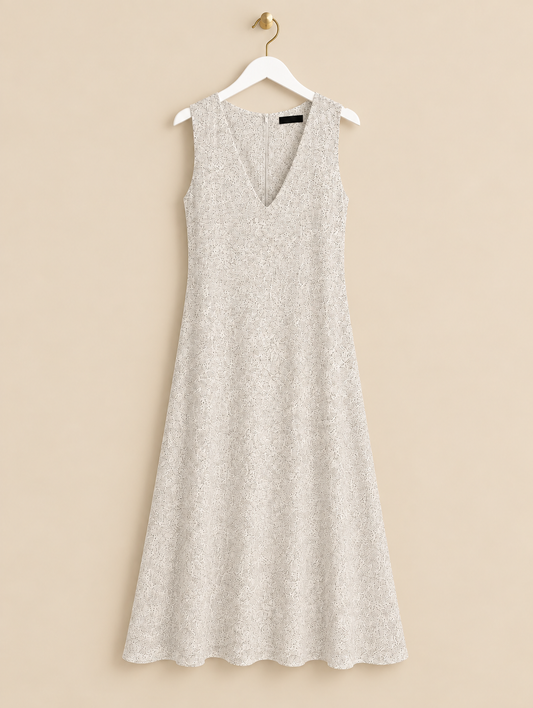 White Dotty Dress