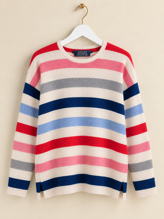 White Striped Jumper