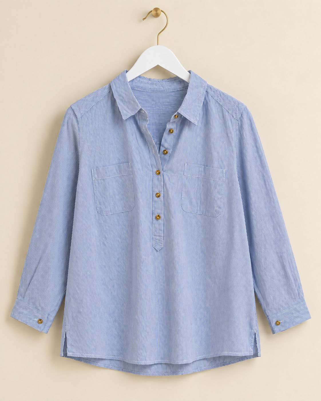 Blue Striped Shirt