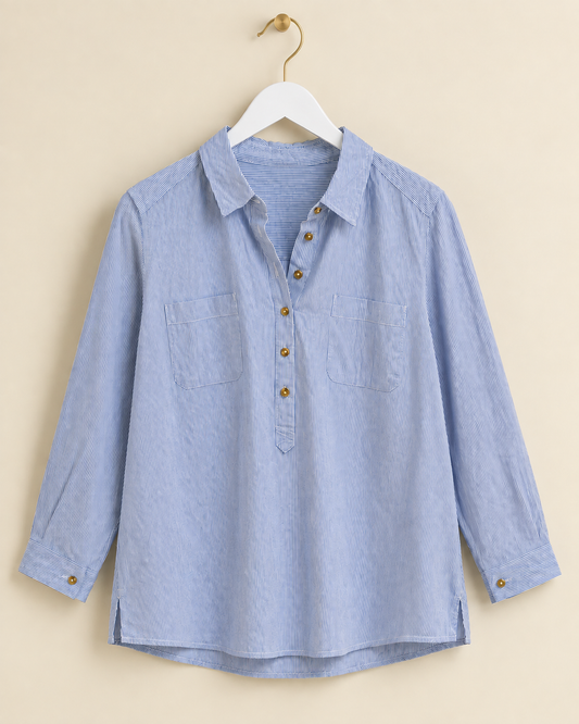 Blue Striped Shirt