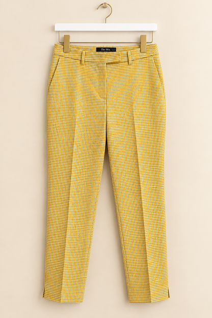 Yellow Chequered Trousers