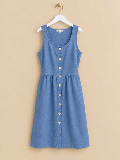 Blue Midi Summer Dress
