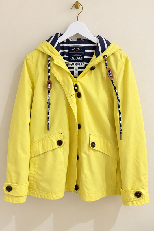 Yellow Hooded Duffle Coat
