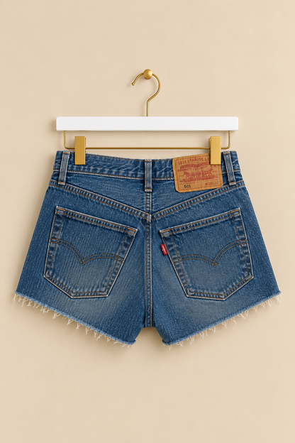 501 Patterned Denim Shorts