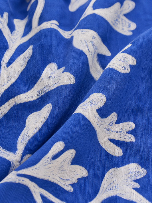 Blue Patterned Trousers