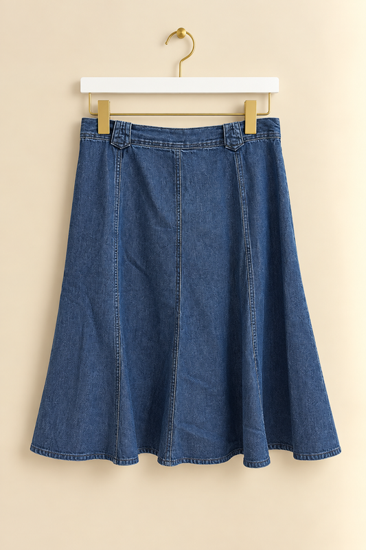 Blue Denim Skirt