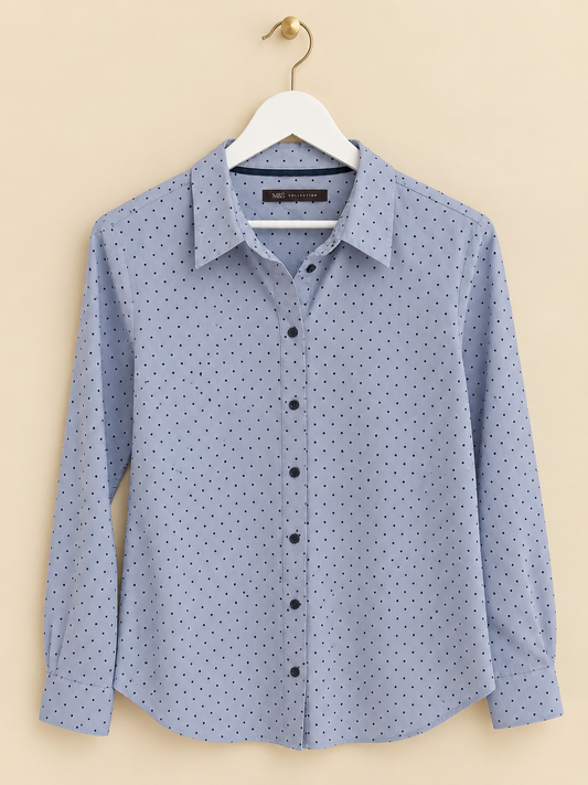 Blue Dotty Shirt