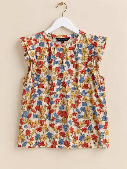 Floral Sleeveless Top
