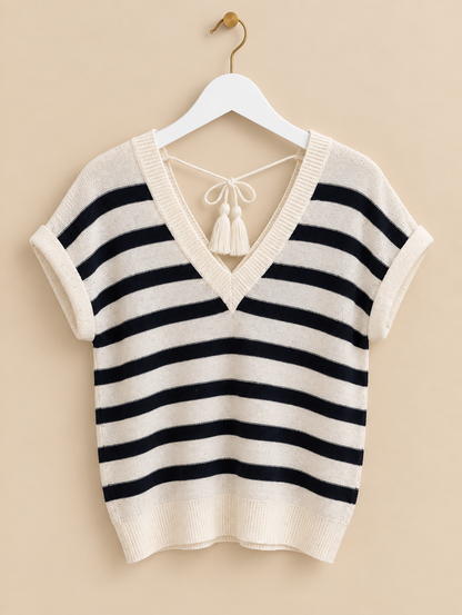 Black & White Jumper