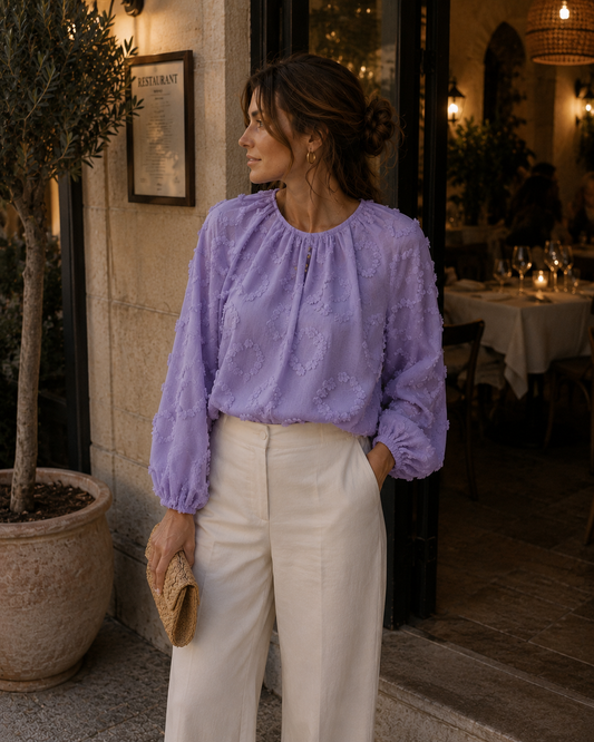 Lilac Blouse