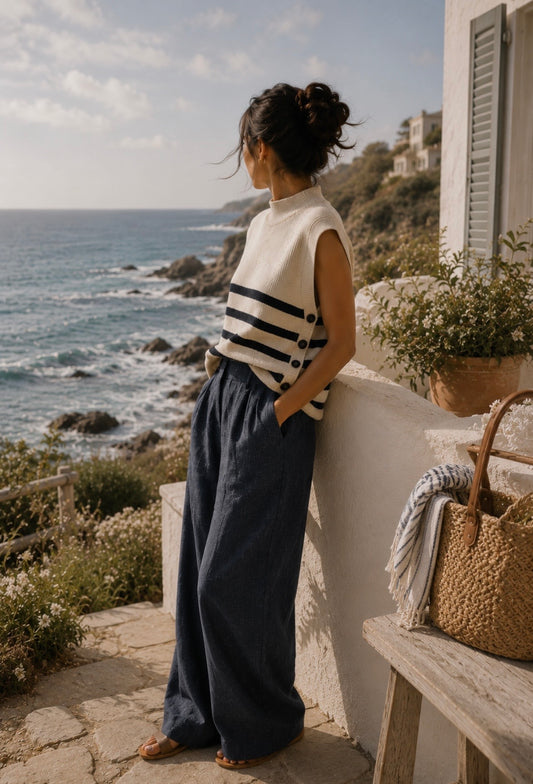 Navy Trousers