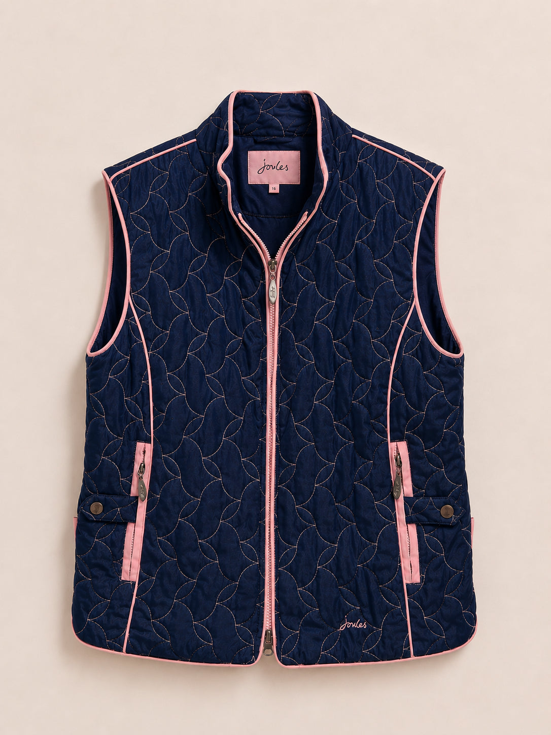 Navy & Pink Gilet