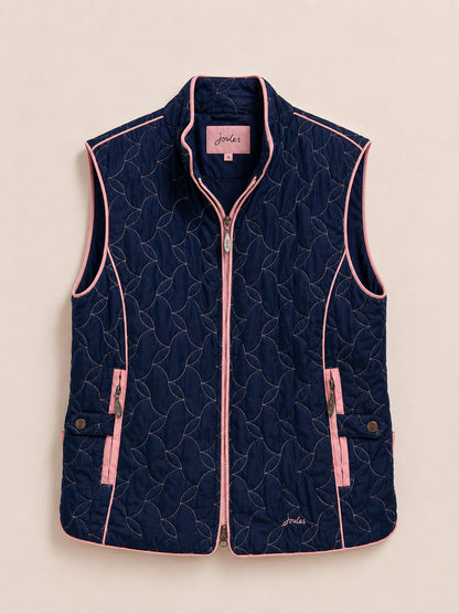 Navy & Pink Gilet
