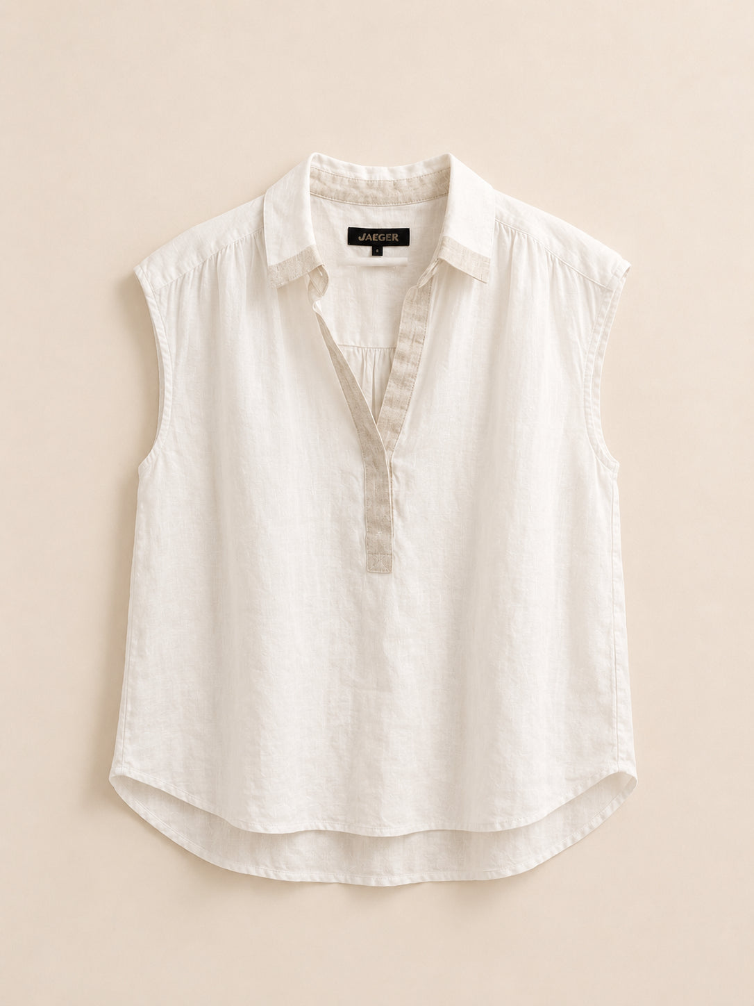 White Linen Blouse