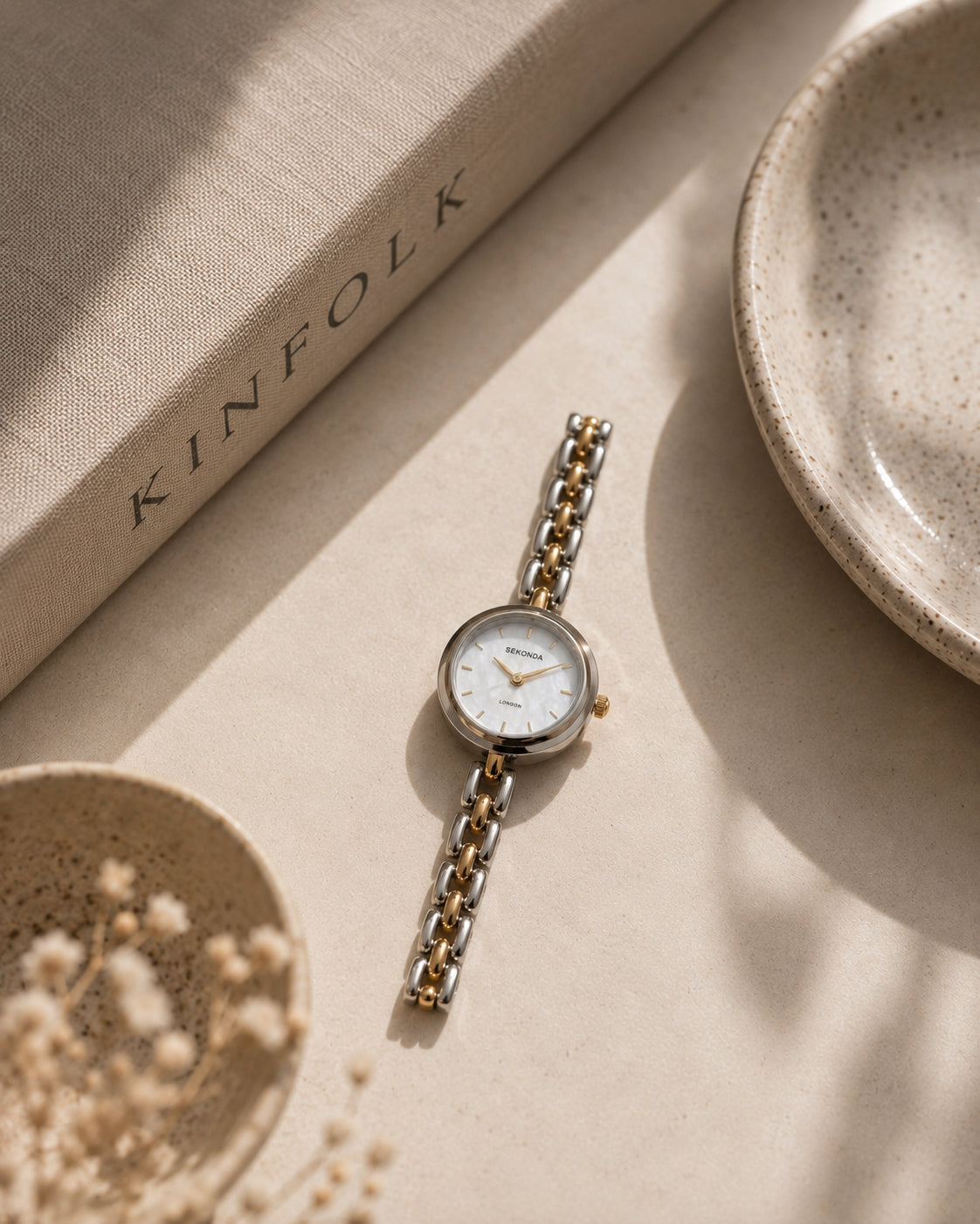 Two Tone Gold & Silver Watch