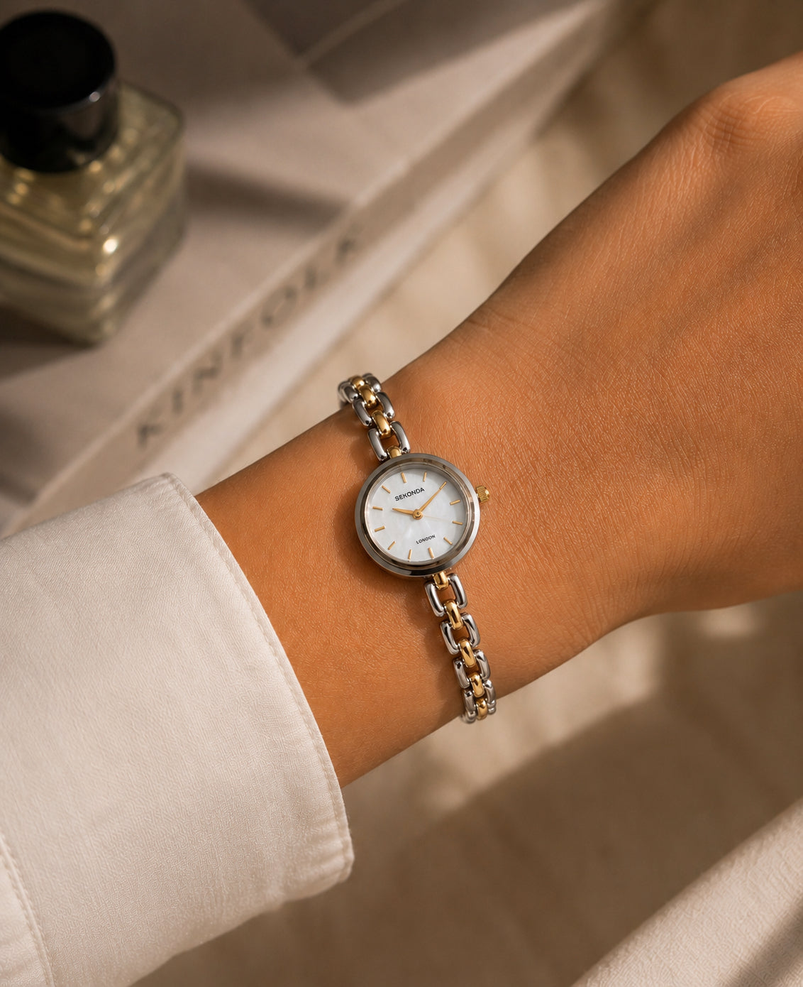 Two Tone Gold & Silver Watch