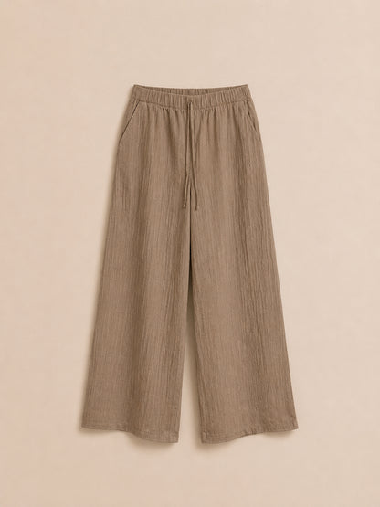Beige Lightweight Trousers