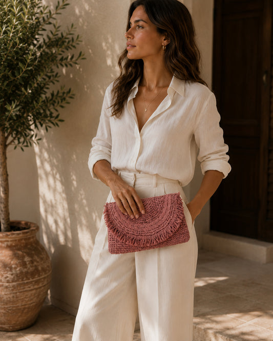 Pink Clutch Bag