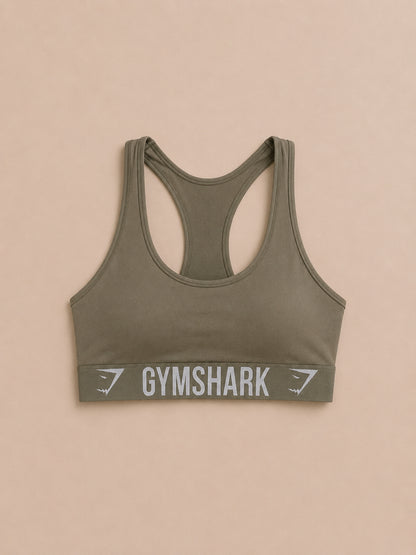 Khaki Sports Bra