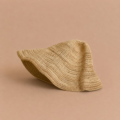 Beige Straw Hat