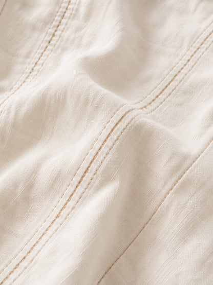 Cream Midi Dress