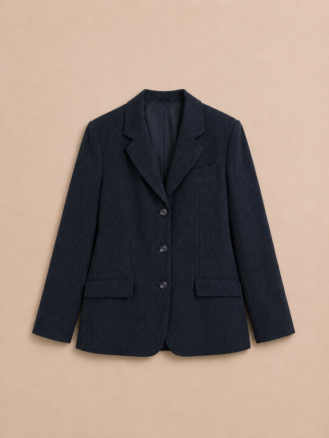 Navy Striped Blazer & Trousers