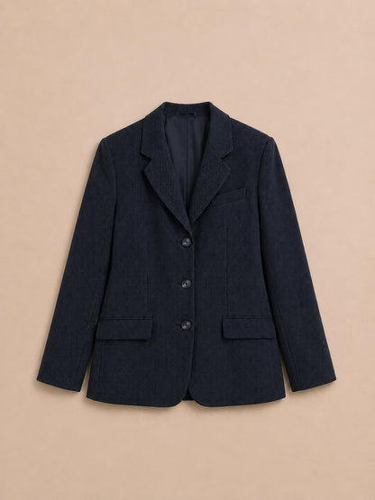 Navy Striped Blazer & Trousers