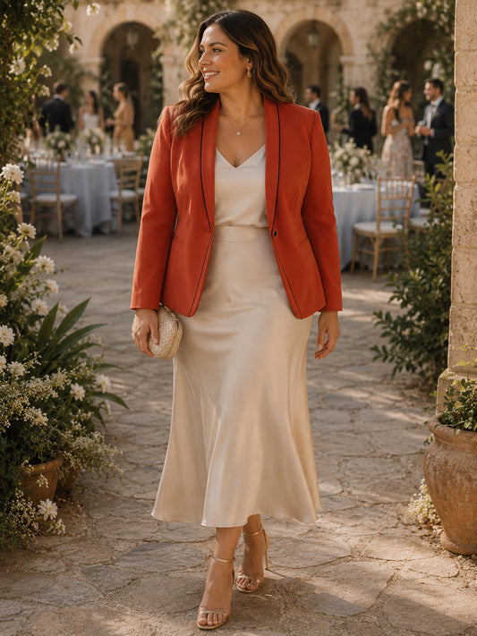 Orange Blazer