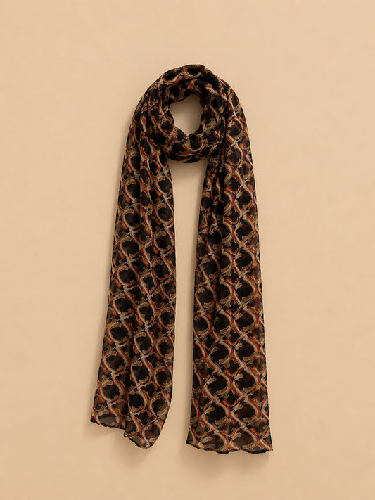 Patterned Neck Scarf