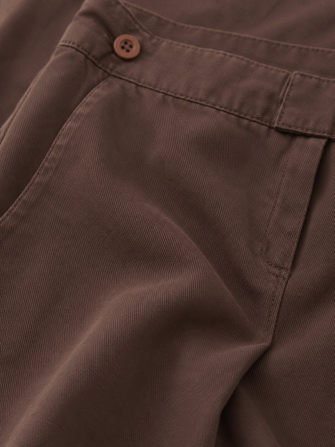 Brown Cropped Trousers