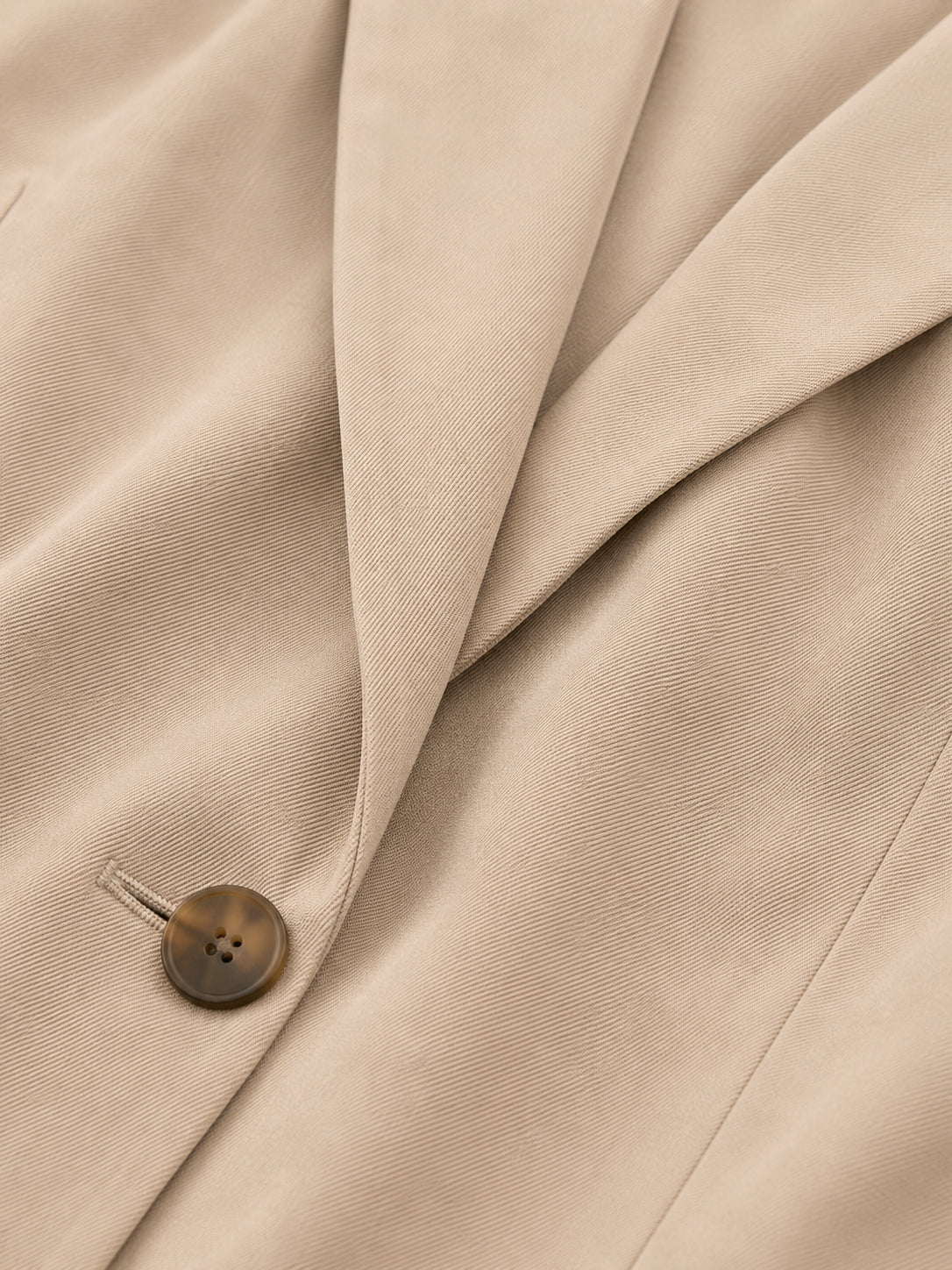 Cream Sleeveless Blazer