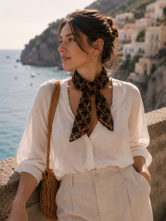 Patterned Neck Scarf