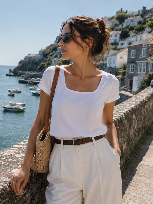 White Cotton T-Shirt