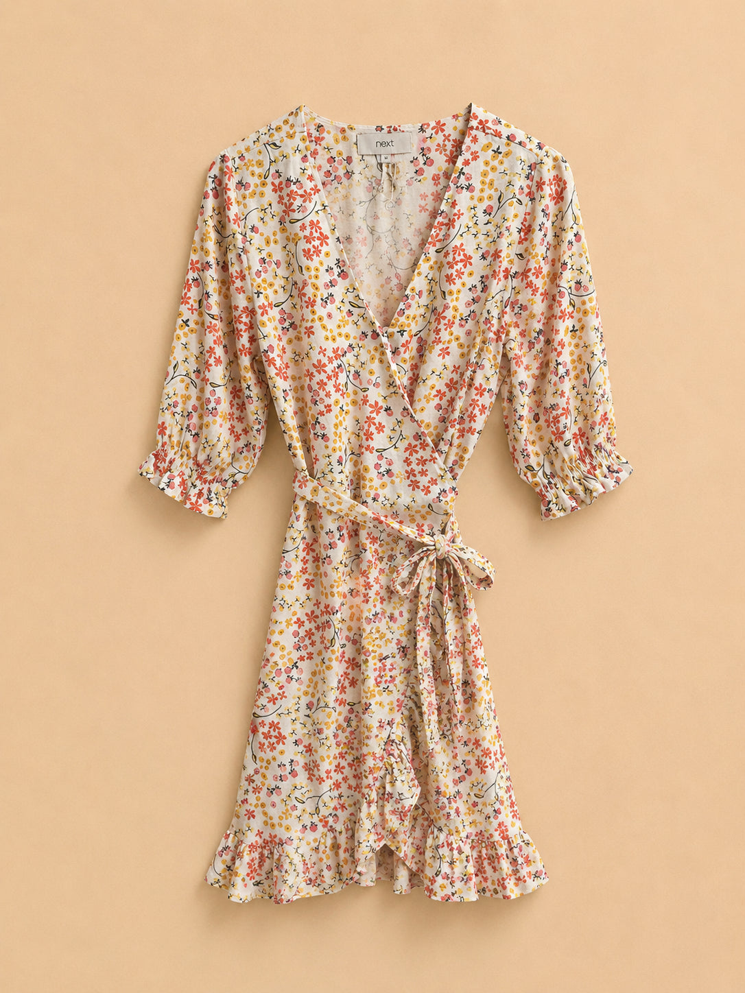 Floral Linen Blend Dress