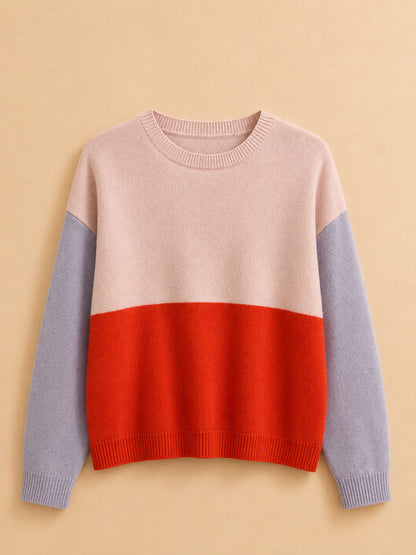 Wool & Cashmere Blend Striped Jumper
