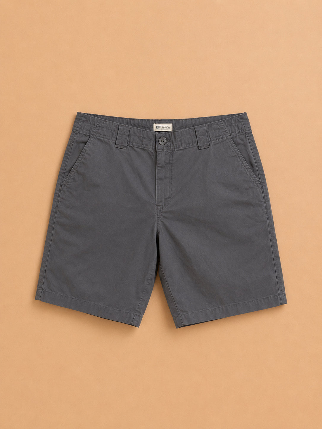 Grey Knee-Length Shorts