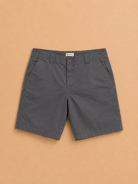 Grey Knee-Length Shorts