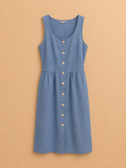 Blue Midi Summer Dress